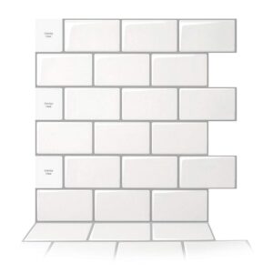 Art3d 10-Sheet Peel and Stick Backsplash
