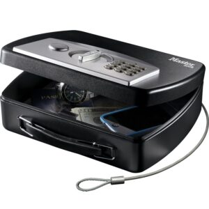 Master Lock P008EML Compact Portable Safe (Combination with Cable)