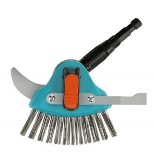 Gardena combisystem 3-in-1 Patio Cleaner: Multi-function garden tool for removing tares and moss from narrow & wide patio joints