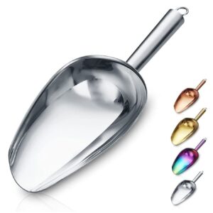 Blissify Ice Cream Scoop (Pack Of 1) - Ice Cream Scooper with Comfortable Handle - Sturdy Stainless Steel Scoop Shovel for Animal Food