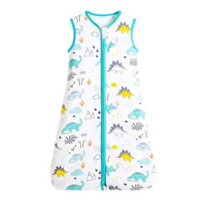 GudGmtoy Sleeping Bags for Babies Machine Washable Baby Swaddle Blanket Cotton Breathable Animal Pattern Wearable Sack