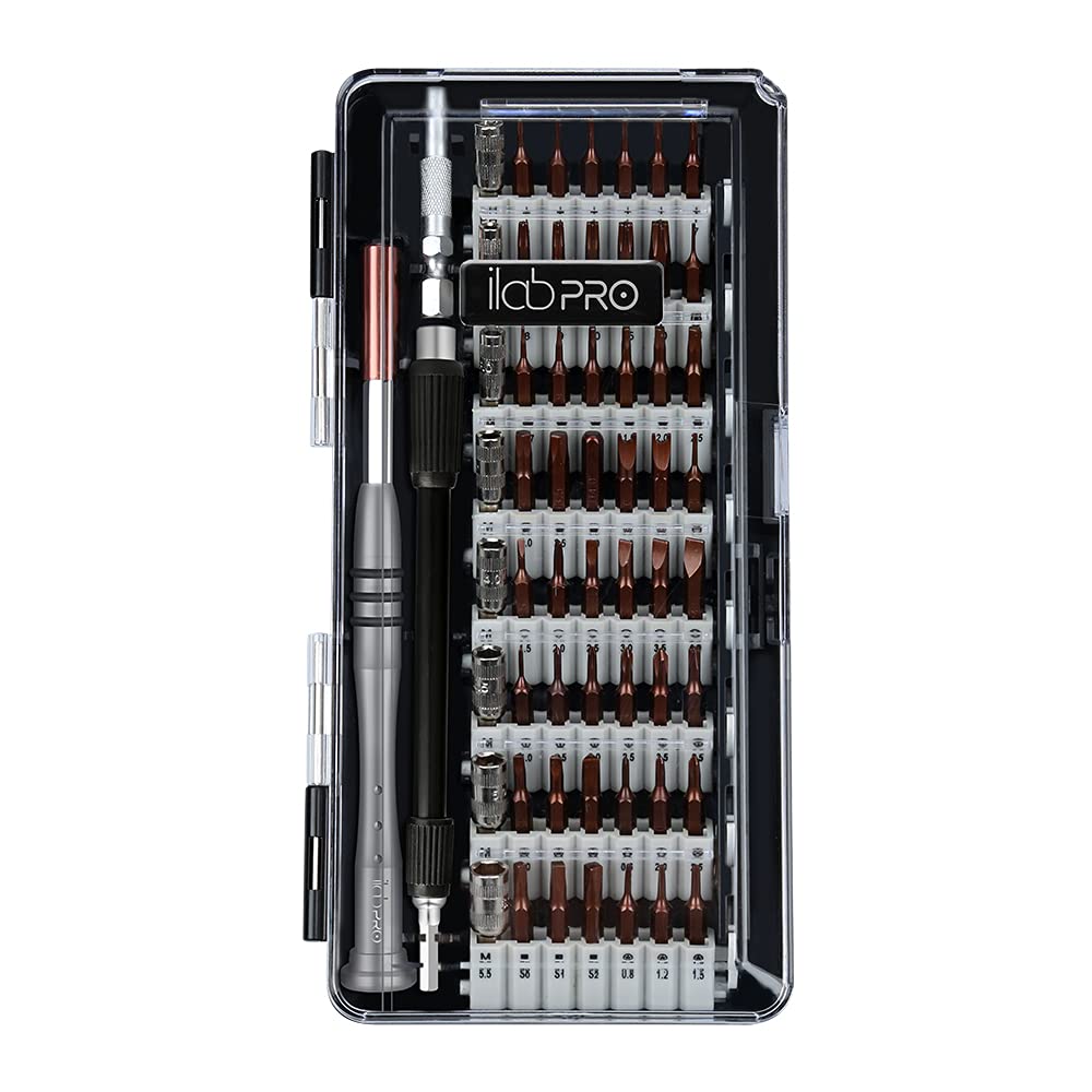 ilabPRO Precision Screwdriver Set – Toolkit with Magnetic Screwdriver bits and Hand Tools for Phone
