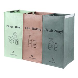 3 Packs Recycling Bags Pink