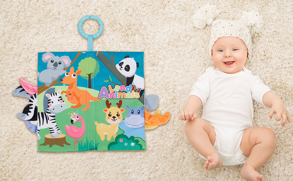 Soft Cloth Books for Babies 6-12 Months