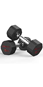 rubber weight dumbbells