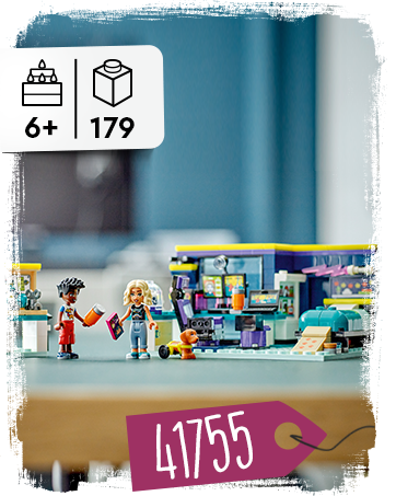 LEGO 41739 Friends Liann's Room, Art-Themed Bedroom Playset with Pet Gecko, Liann & Autumn Mini-D...