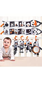 Newborn Black and White Rattles Toy