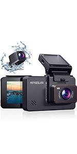 4K dual dash cam