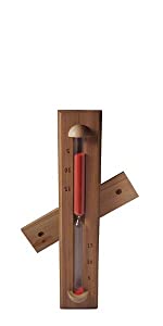 HSE Cedar Sauna Sand Timer, Deluxe, Red