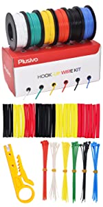 22 AWG solid PVC wire kit