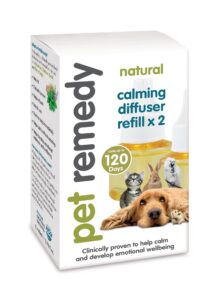 Pet Remedy Natural Calming Diffuser Refills. 2 x 40 ml Refill Bottles (4 Month Supply)