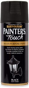 Rust-Oleum AE0040025E8 400ml Painter's Touch Spray Paint - Matt Black