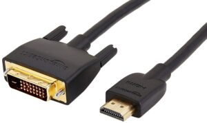 Amazon Basics HDMI to DVI Adapter Cable 0.9m (Not for connecting to SCART or VGA ports)