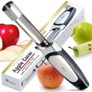 ORBLUE Apple Corer Remover | Best Stainless Steel Fruit Corer Small - Very Useful Kitchen Tool Gadget | Hygienically Removes The Inedible Part in Seconds