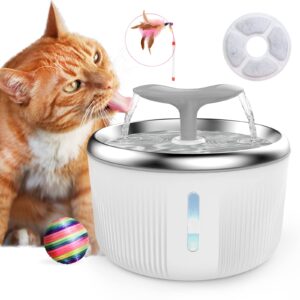 PewinGo Cat Water Fountain 2L Stainless Steel