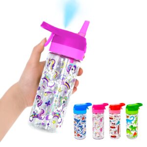 Newthinking Kids Water Bottle with Spray Mist