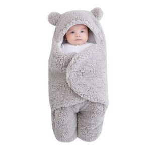 FUNUPUP Baby Hooded Swaddle Blanket