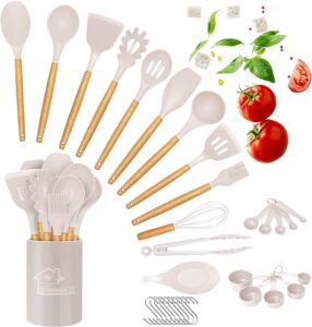 Raincol 33 PCS Silicone Cooking Utensils Set