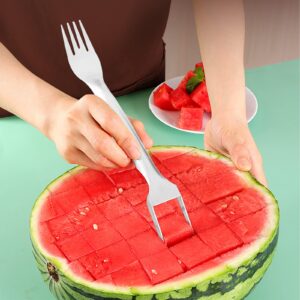 LIBOOI 2 in 1 Watermelon Fork Slicer