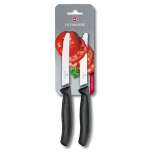 Victorinox 11 cm Swiss Classic Serrated Edge Tomato/Utility Knife in Blister Pack