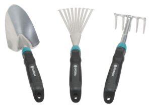 Gardena Comfort Small Tool Set - Ideal Set for Garden Keeping with flower rake