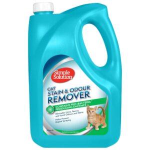 Simple Solution Cat Stain and Odour Remover | Enzymatic Cleaner with Pro-Bacteria Cleaning Power - 4 Litres