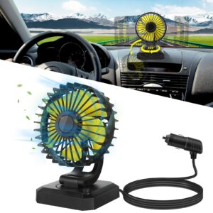 Auniq Car Fan 12V Electric Vehicle Fan