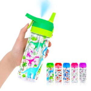 Newthinking Kids Water Bottle with Spray Mist