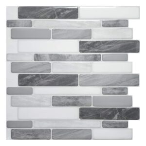 Art3d 10-Sheet Self Adhesive Backsplash