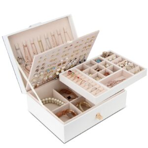 Chelory Jewellery Boxes Organiser for Women Girls
