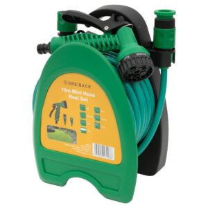 GloBrite Portable Hose Pipe Reel with 10M / 32 Feet Hosepipes
