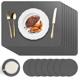 APLKER Placemats and Coaster Sets 8