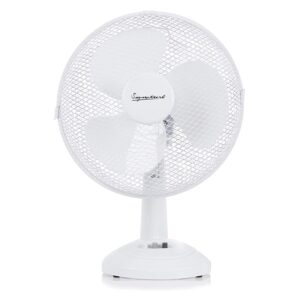 Signature S40008 Portable 9 Inch Oscillating Desk Fan with Adjustable Tilt