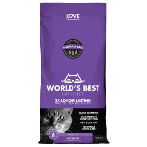 Worlds Best Cat Litter 28lb Multiple Cat Lavender Scented