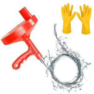 VADUDA 7M Drain Unblocker Tools Toilet Shower Sink Unblocker Flexible Drain Auger Plumbing Snake for Bathtub Drain