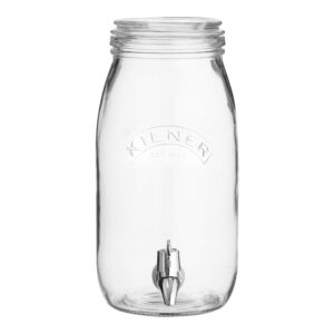 Kilner 3 Litre Round Glass Drinks Dispense