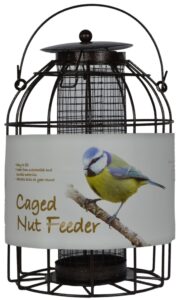Green Jem Dome Caged Peanut Wild Bird Feeder