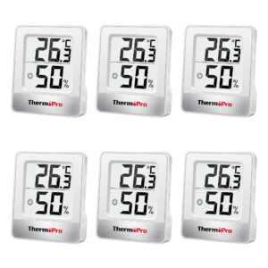 ThermoPro TP49 Digital Room Thermometer Indoor Hygrometer Mini Temperature Monitor Humidity Meter for Home Office Air Comfort Thermo Hygrometer