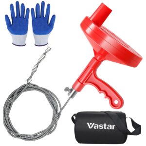 Vastar 7.62M Snake Drain Unblocker Drain Auger