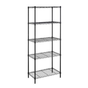 Amazon Basics 5 Shelf Storage Unit With Height Adjustable Shelves and Levelling Feet