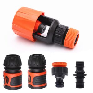 TOPWAYS Indoor Adjustable Kitchen Mixer Tap Hose Connector Set