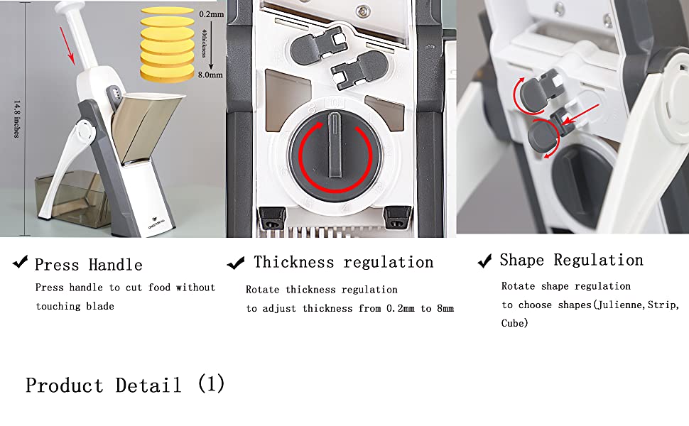grey vegetable slicer