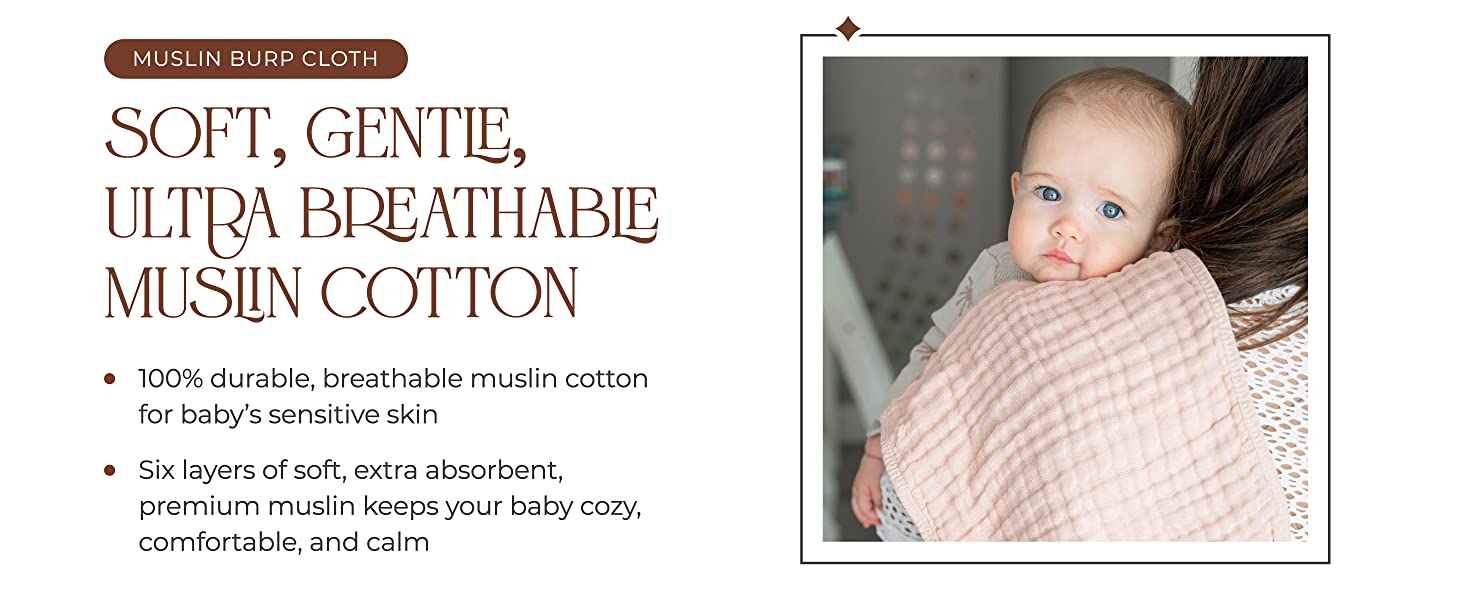 Muslin Burp Cloths
