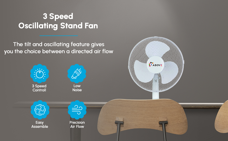 Table Fan Desk Fan 12Inch