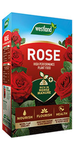 rose food with horse manure