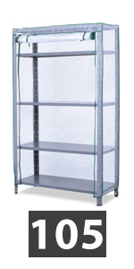 shelf case 105x40x185-195 cm