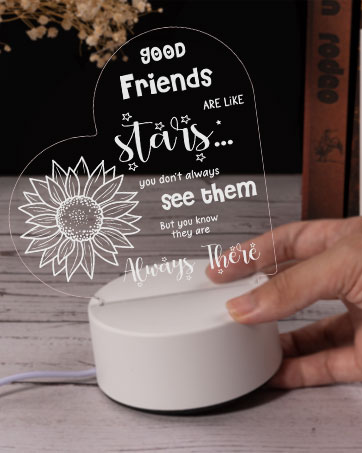 Fathers Day Gifts for Dad from Daughter, Night Light Engraved with Thankful Saying Dad Birthday G...