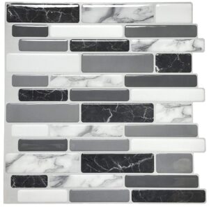 Art3d 30 * 30cm Peel and Stick Backsplash Tile for Kitchen