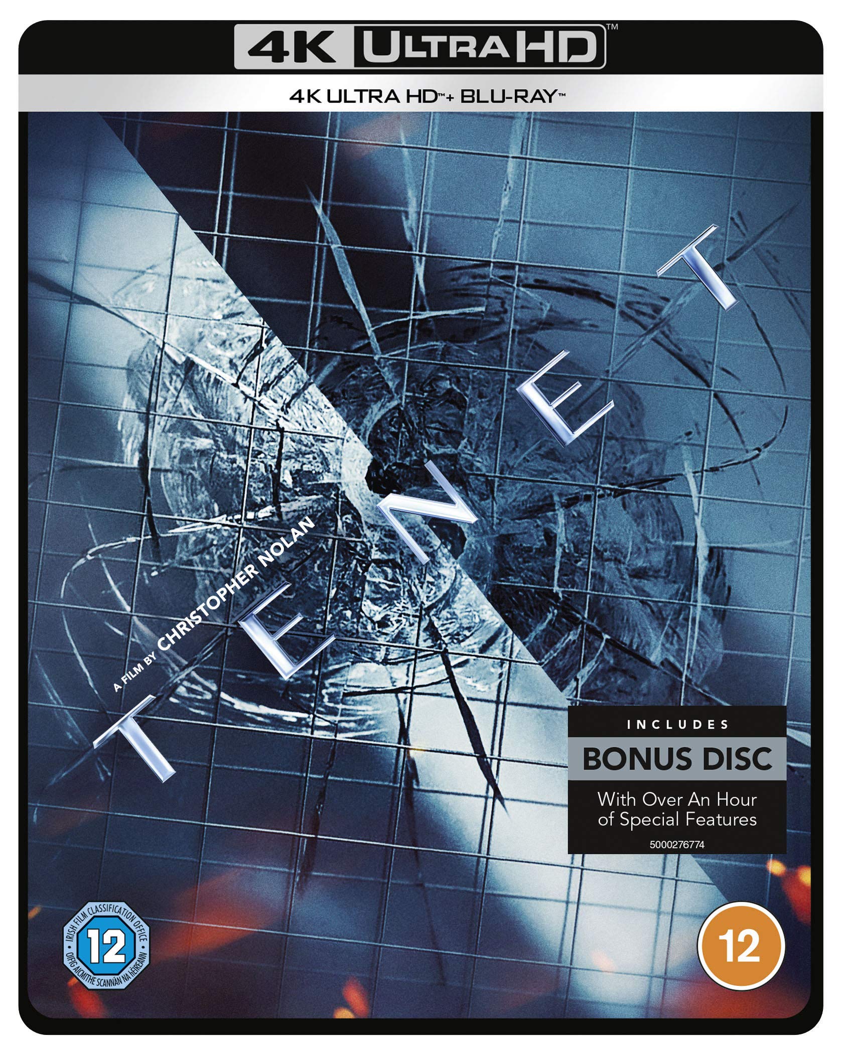 Tenet [Amazon Exclusive Limited Edition Steelbook] [4K Ultra-HD] [2020] [Blu-ray] [Region Free]