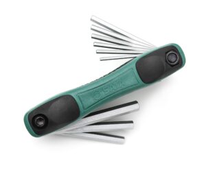 SATA ST09122SJ 9-Piece SAE Folding Hex Key Set